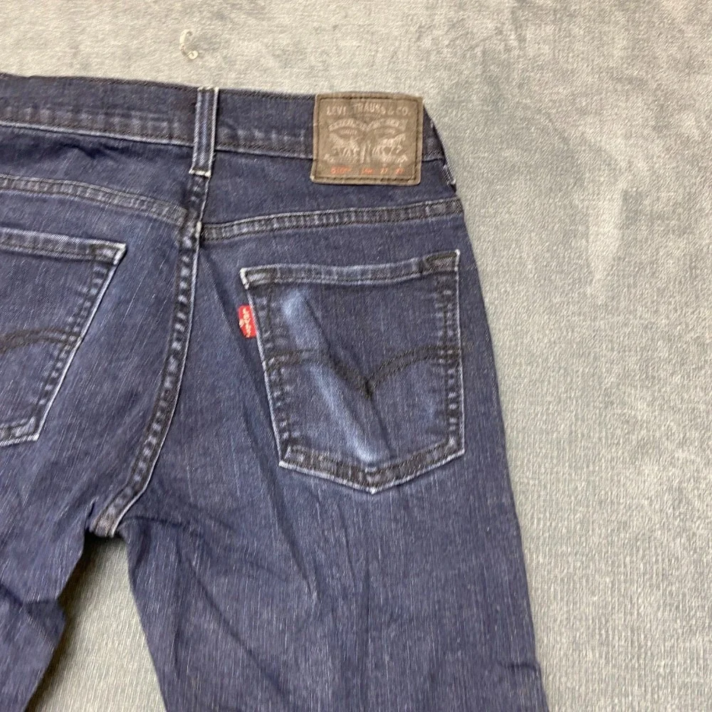 Vintage Levi's 510 Super Skinny Jeans Boys 14 27x27 Blue Denim Cotton Stretch